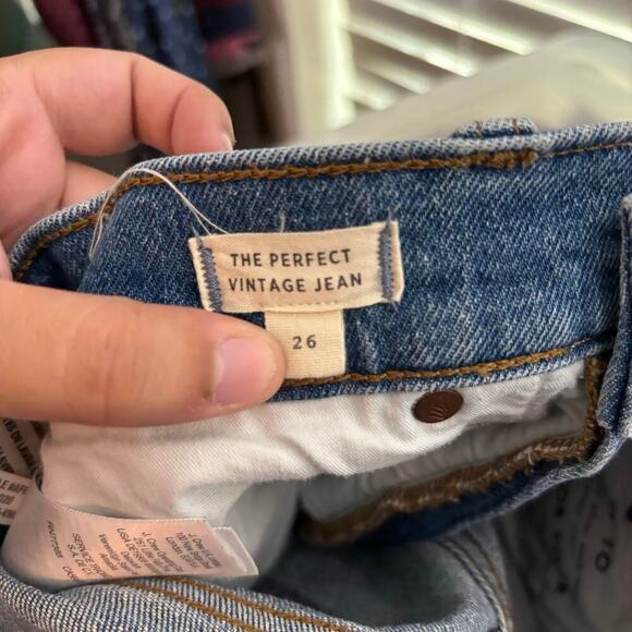Madewell The Perfect Vintage Jean Ainsworth Wash Size 26 - Picture 7 of 8